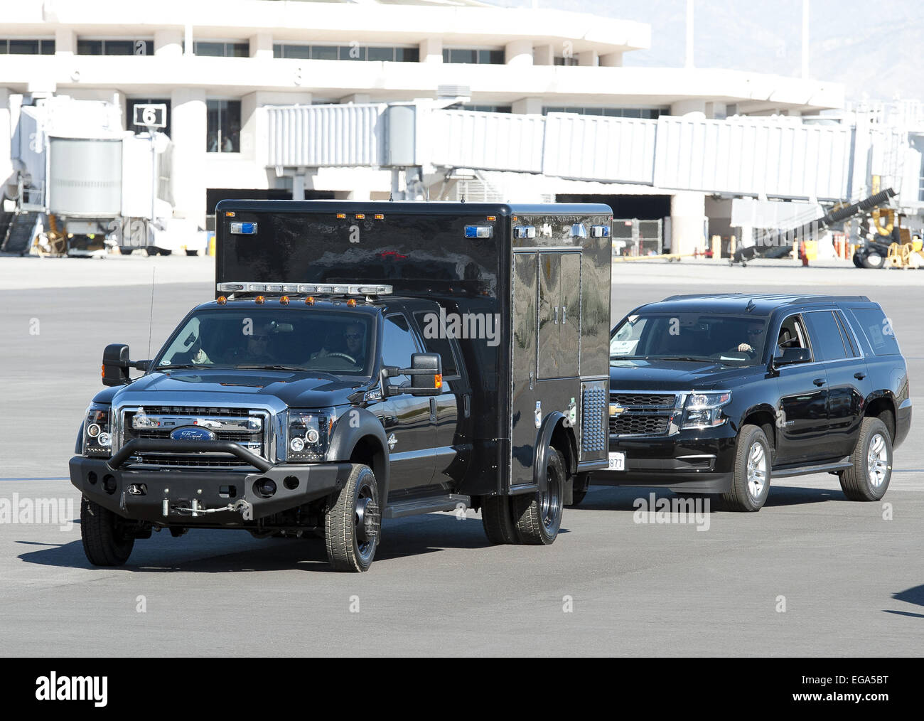 Palm Springs, California, USA. 14th Feb, 2015. President Obama arrived ...