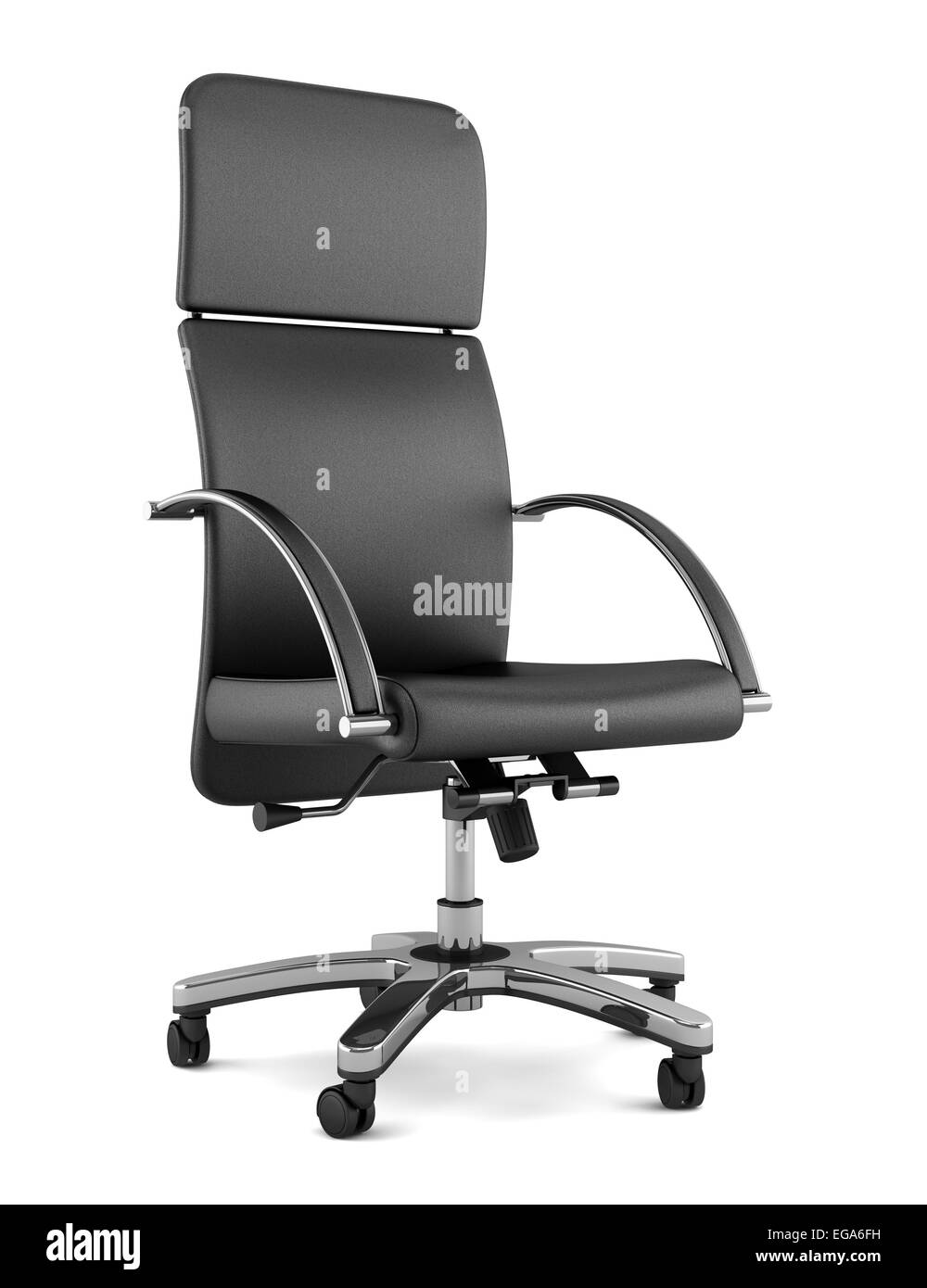 modern black office chair isolated on white background Stock Photo Alamy