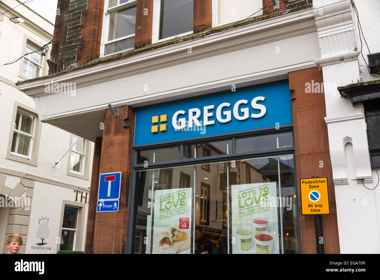 Greggs Bakers bakery shop in Keswick, Cumbria Stock Photo Alamy