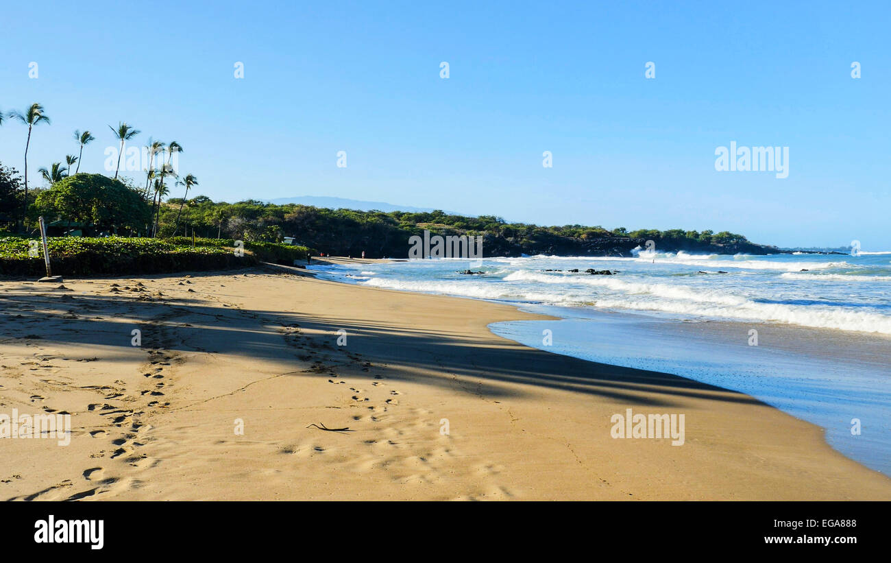 Hapuna Beach State Park, Kohala Coast, Island of Hawaii Stock Photo