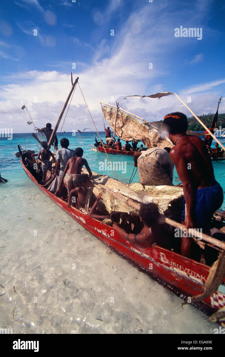 Kitava Island, Trobiand Islands, Papua New Guinea Stock Photo