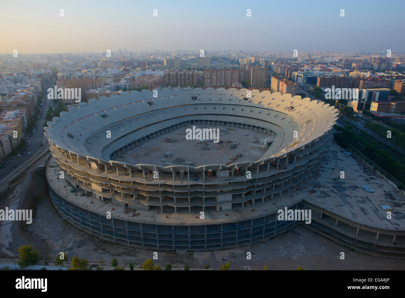 New Mestalla Stadium, Valencia, Spain Stock Photo Alamy