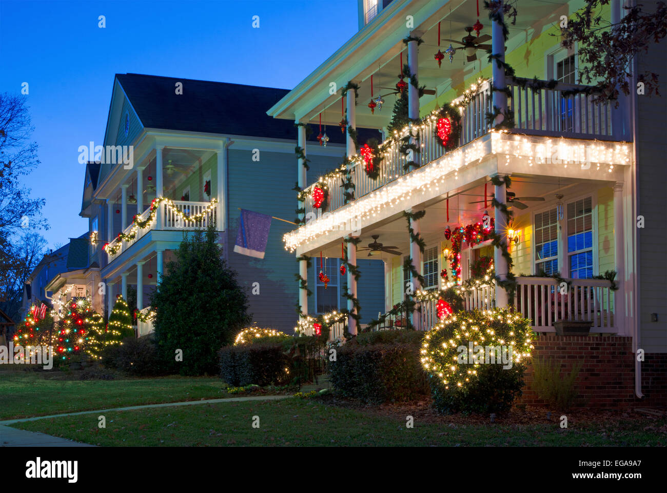 McAdenville, North Carolina, USA December 1, 2014 The quiet little