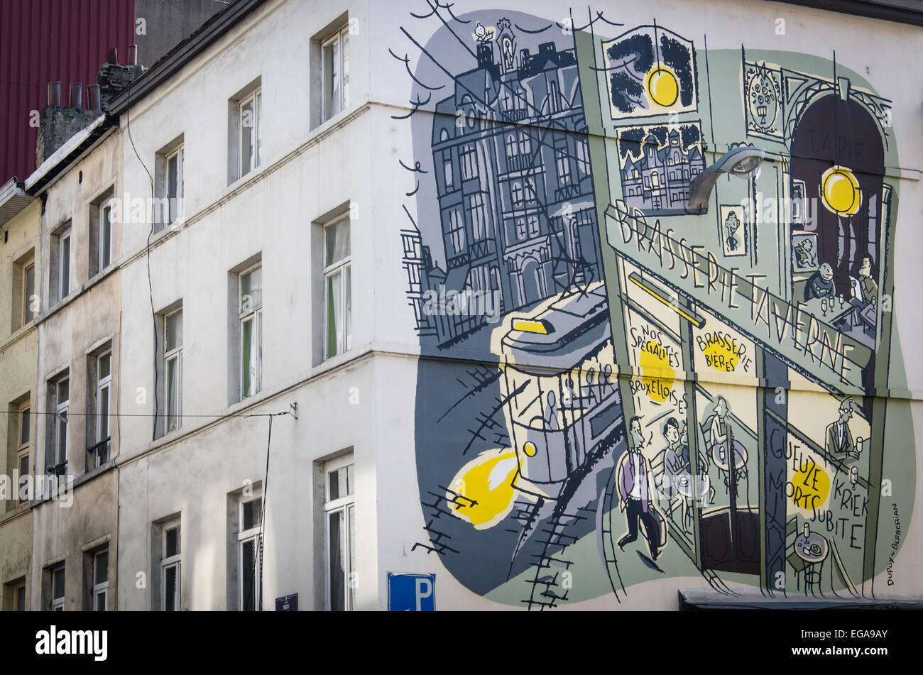 Graffiti brussels hi-res stock photography and images - Alamy