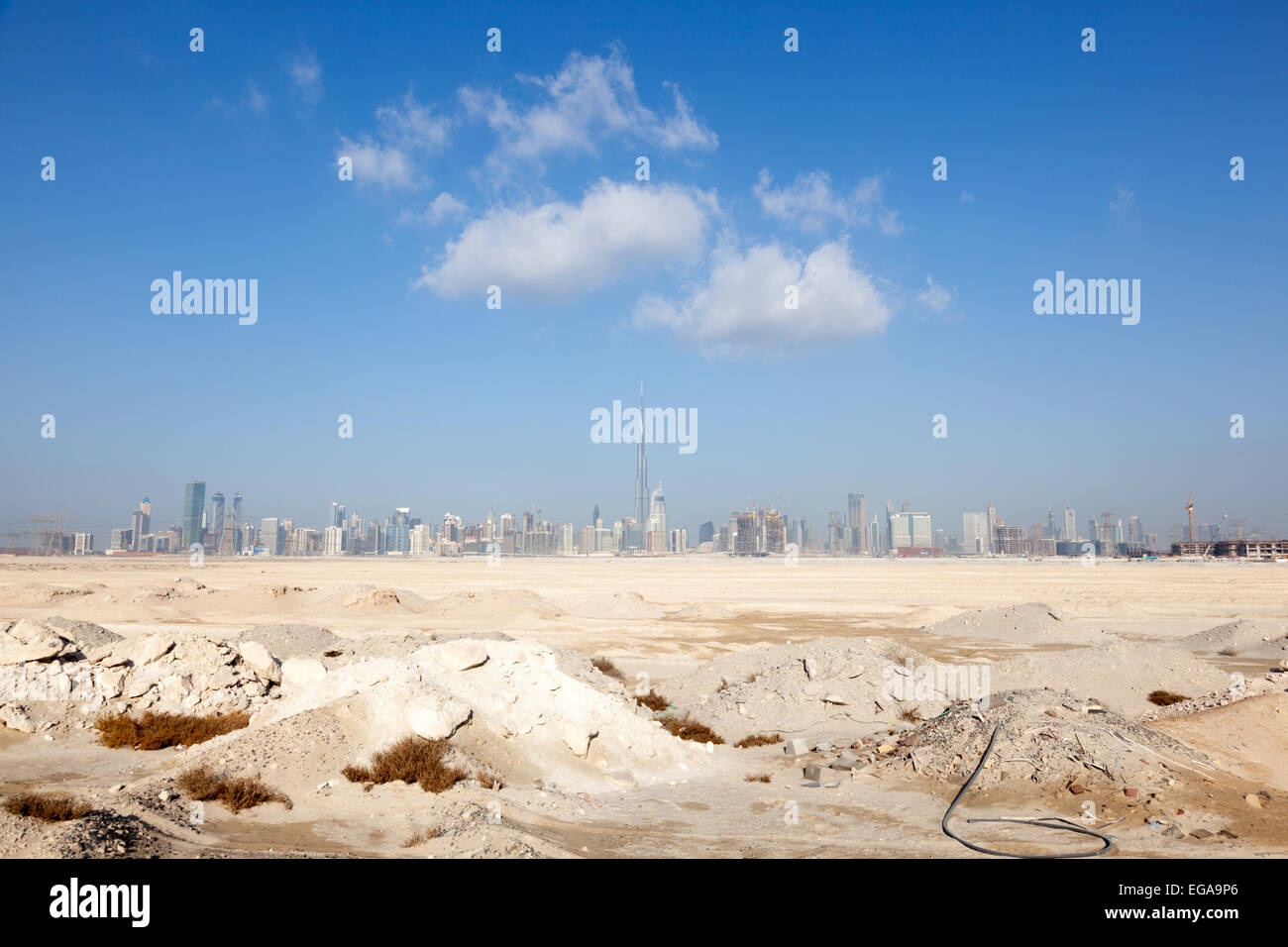 The city of Dubai skyline, United Arab Emirates Stock Photo