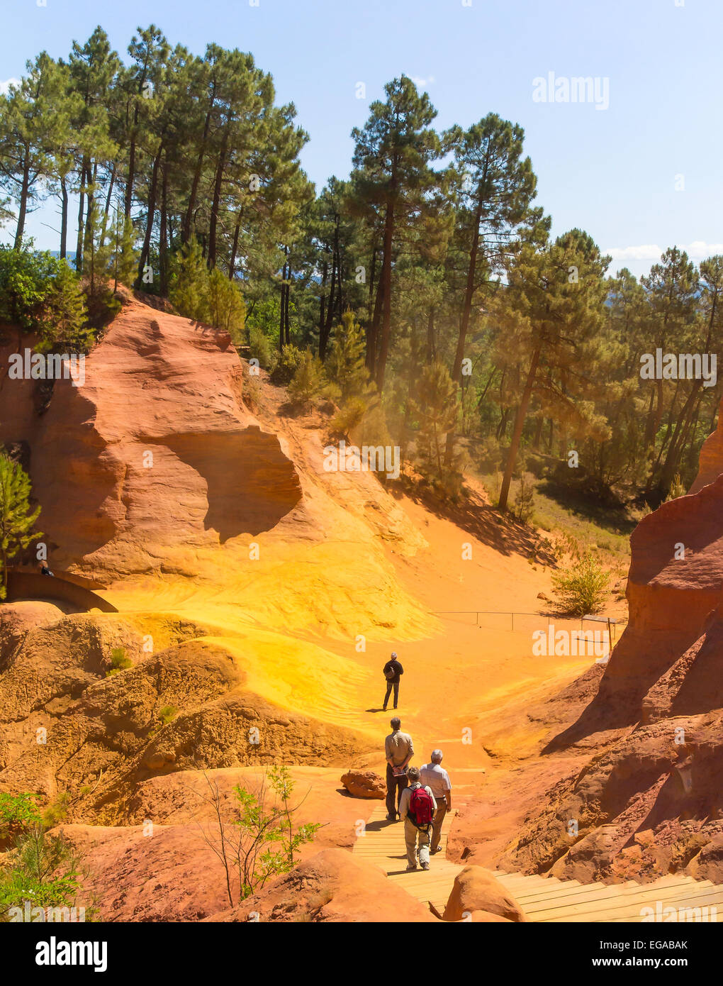 Old ochre quarries hi-res stock photography and images - Alamy