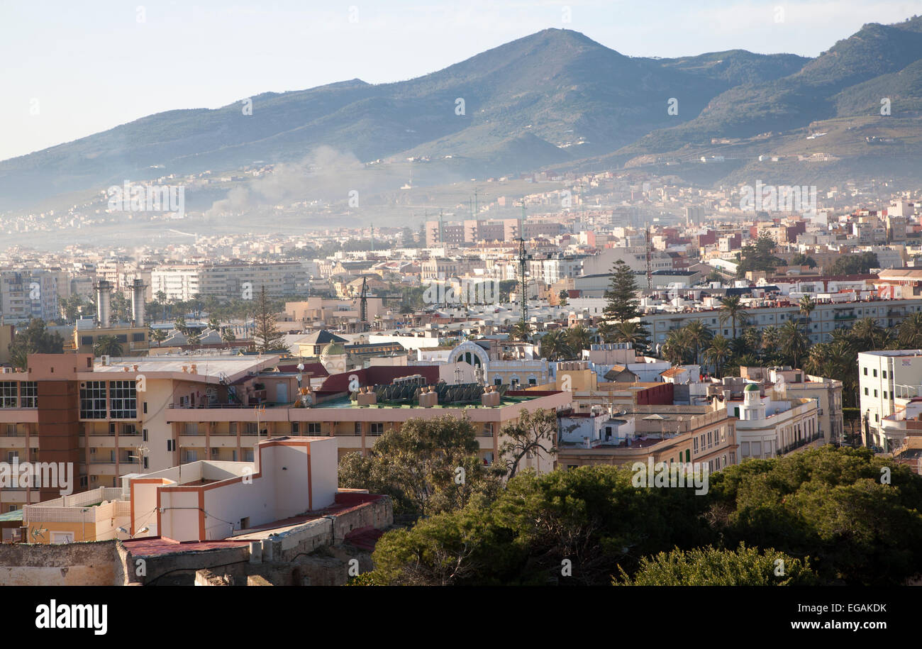 Melilla autonomous city state Spanish territory in north Africa, Spain Stock Photo