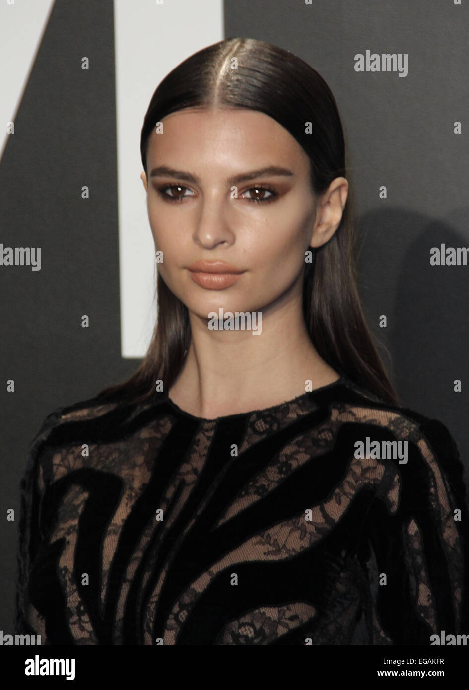 Los Angeles, California, USA. 20th Feb, 2015. Emily Ratajkowski attends ...