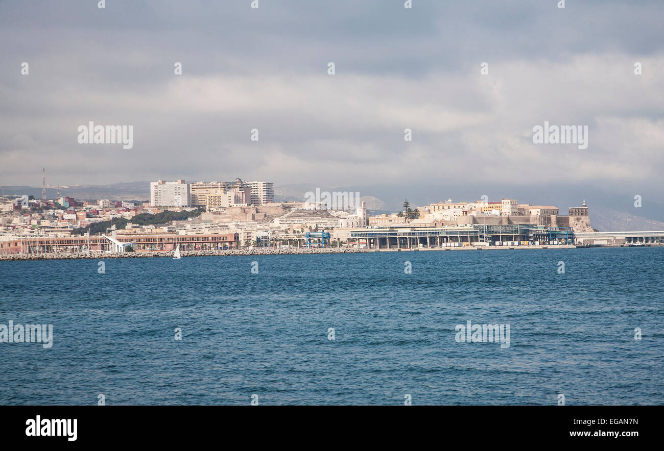 Melilla autonomous city state Spanish territory in north Africa, Spain Stock Photo