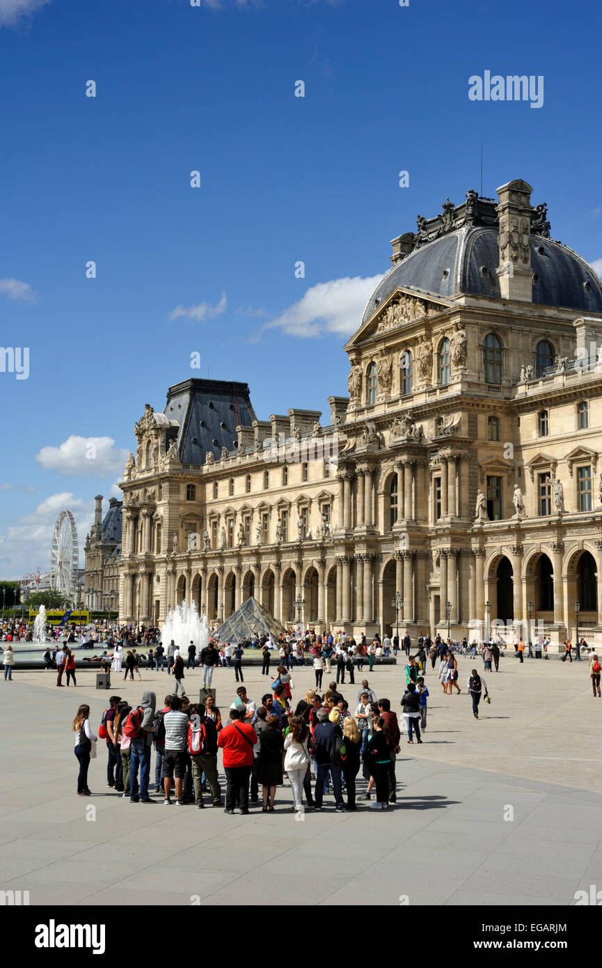 Paris, the Louvre museum Stock Photo