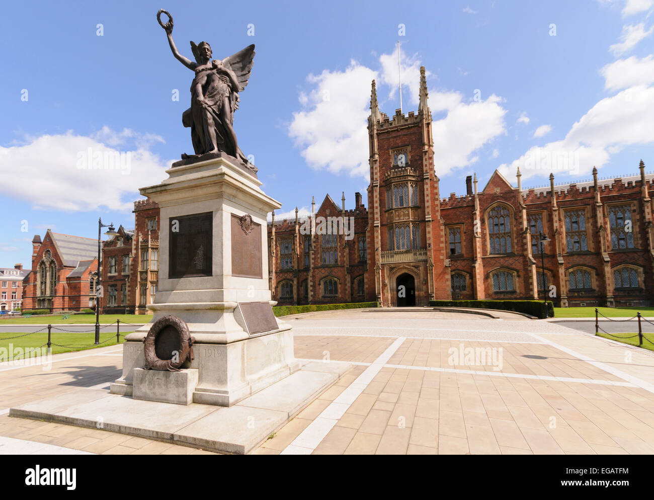 Queen's University Belfast Stock Photo