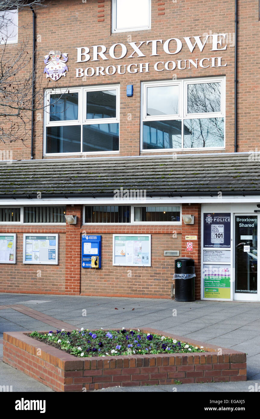 Broxtowe Borough Council Offices ,Beeston,Nottingham,UK. Stock Photo