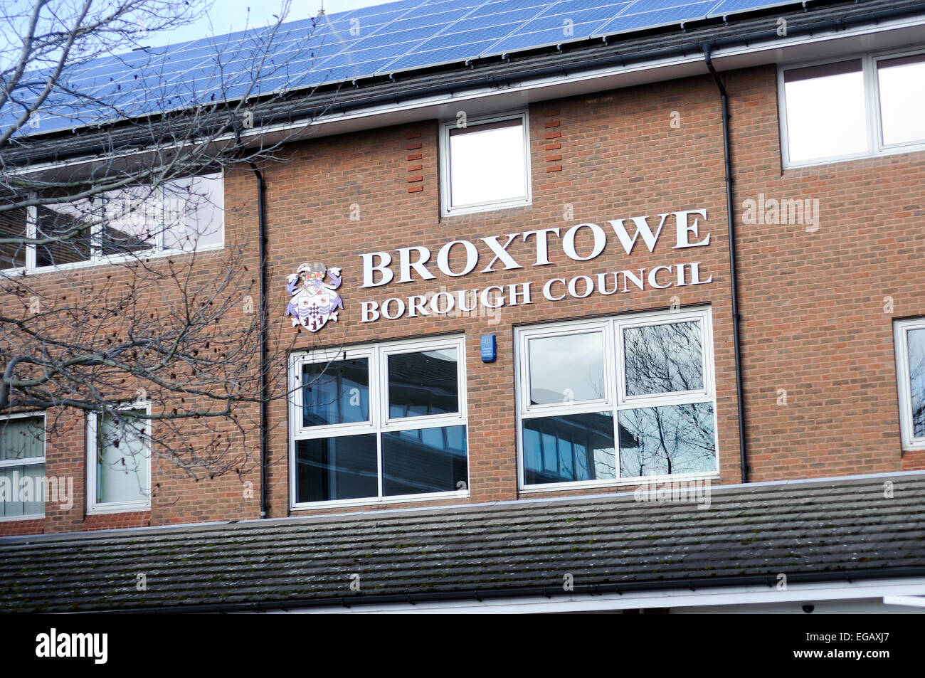 Broxtowe Borough Council Offices ,Beeston,Nottingham,UK. Stock Photo