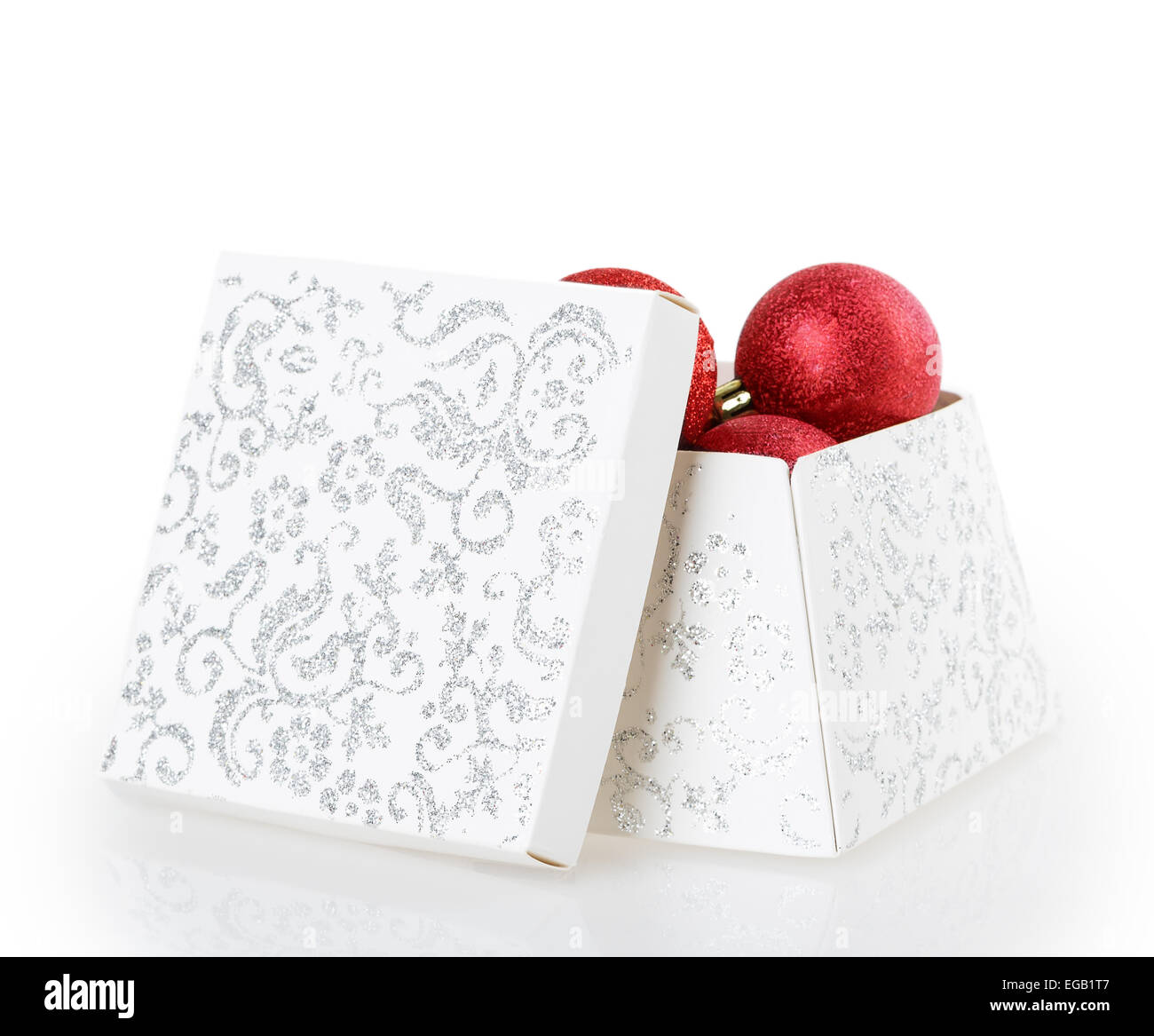 box ribbon bow isolated on white background Stock Photo - Alamy