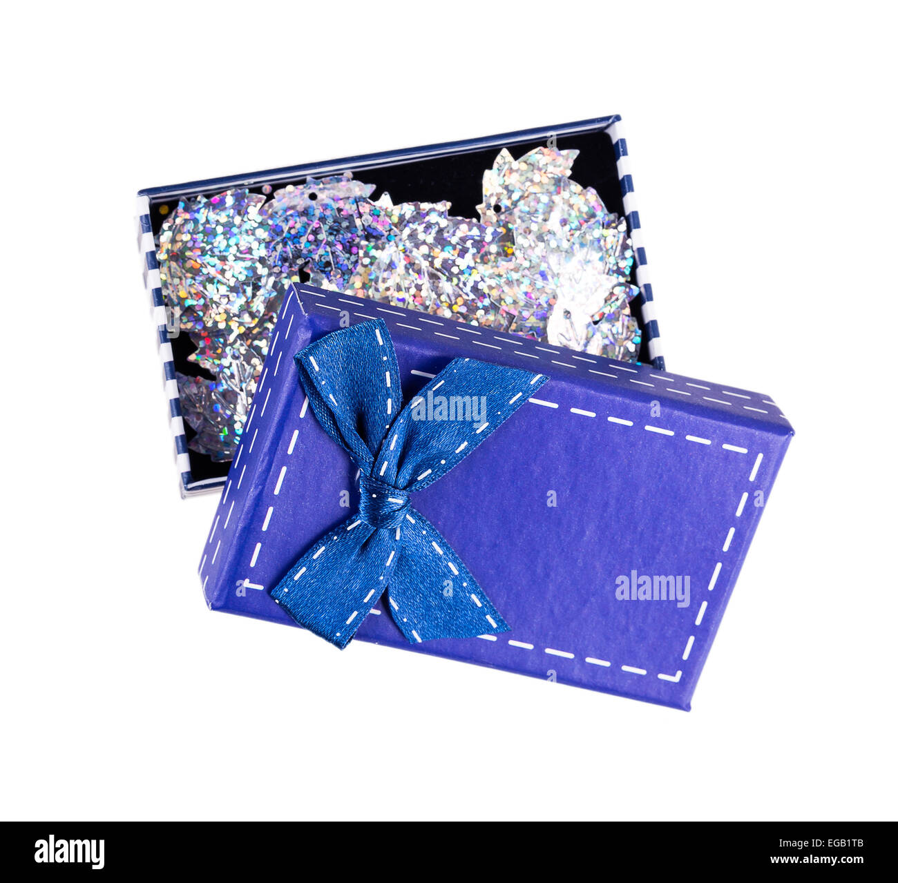 box ribbon bow isolated on white background Stock Photo - Alamy