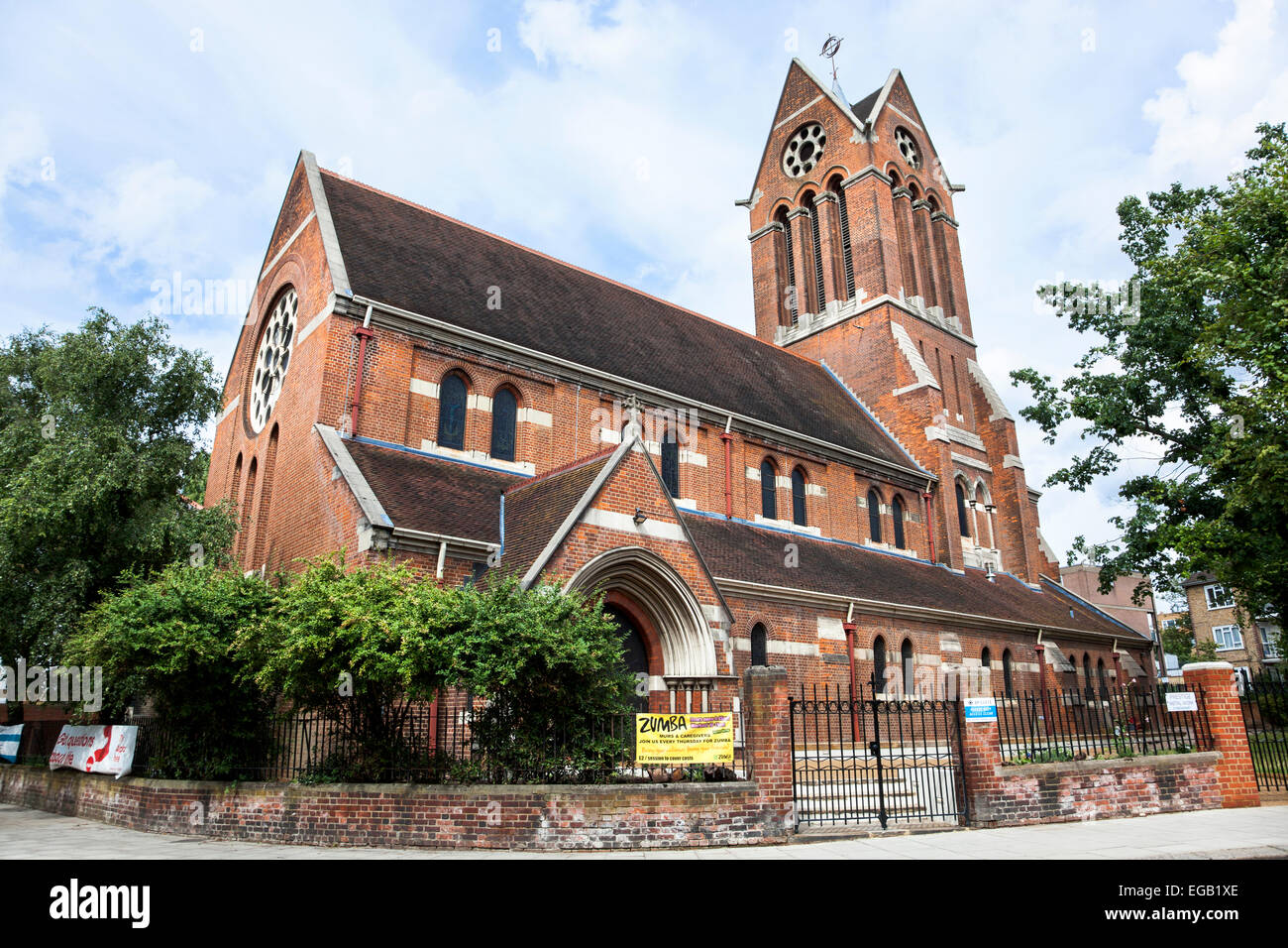 St Luke's Oseney Crescent Church in Kentish Town, London, England Stock Photo