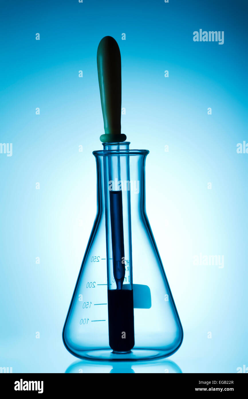 Research Laboratory glass and Test Tube Nobody Stock Photo - Alamy