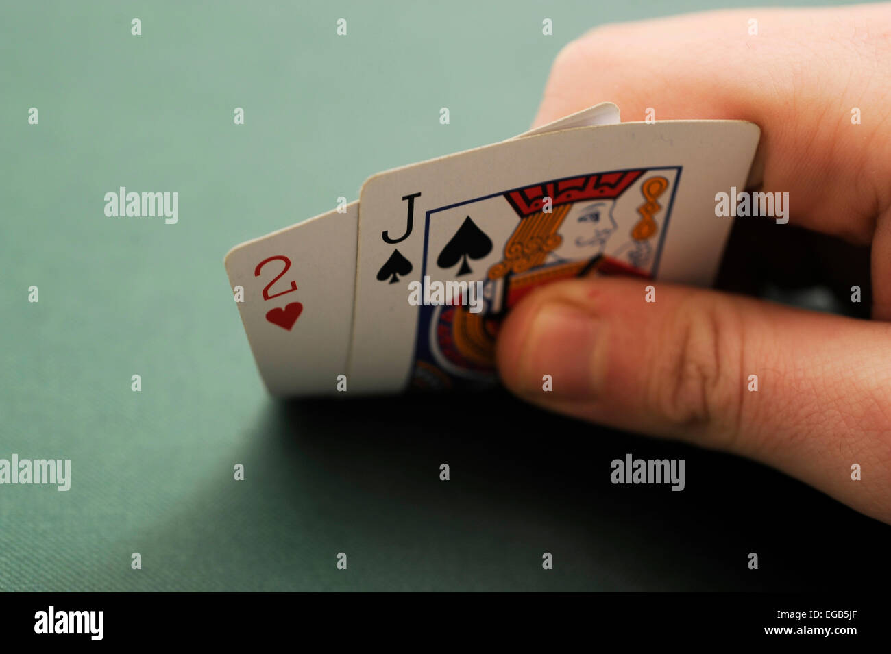 Playing Cards Jack Two Stock Photo Alamy