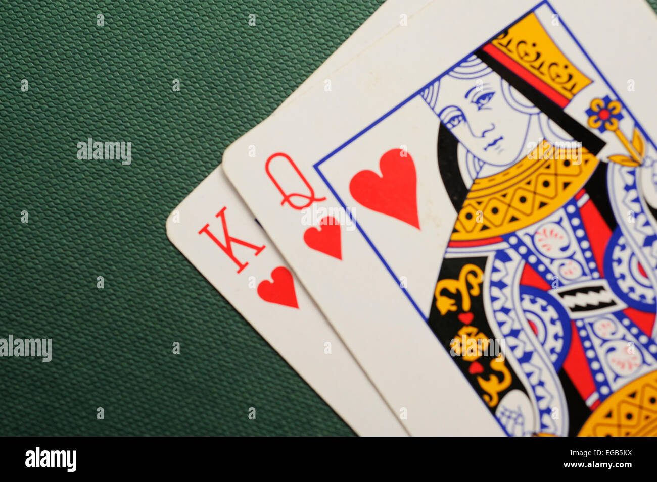 King and Queen of Hearts Stock Photo - Alamy