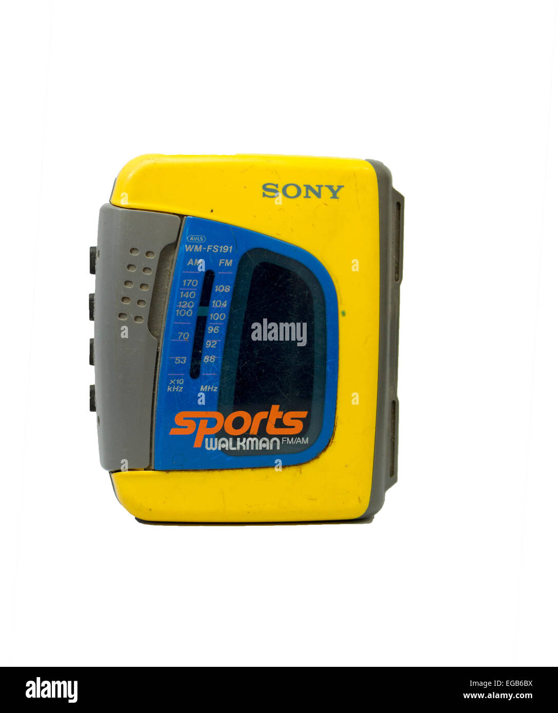 Sony Walkwan Sports from 1988 but popular in the 1990's Stock Photo