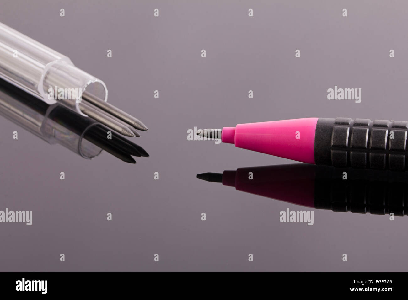 Stationary Pencil and Pencil Tip Stick Education Nobody Stock Photo