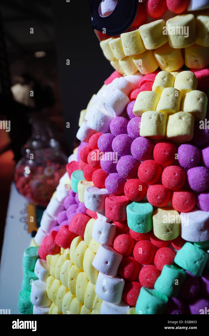 candy sweet haribo lollipop marshmallow blurred fuzzy soft red sculpture box bin creative