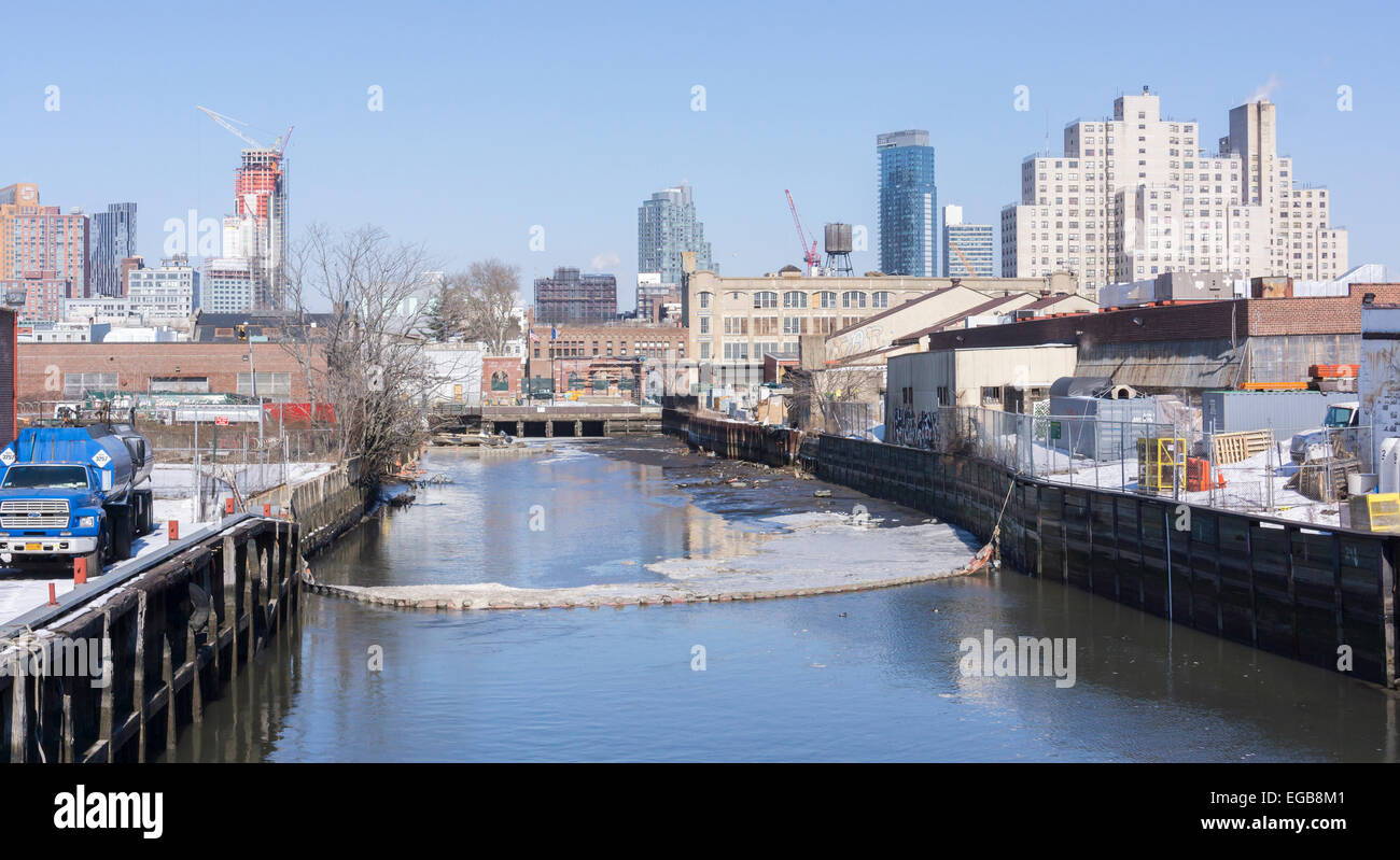 The Gowanus Canal in Brooklyn