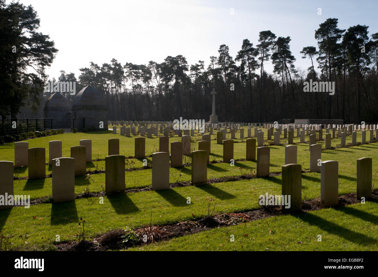Berlin South-Western Cemetery, British war cemetery containing prisoners of war who died in First World War Stock Photo