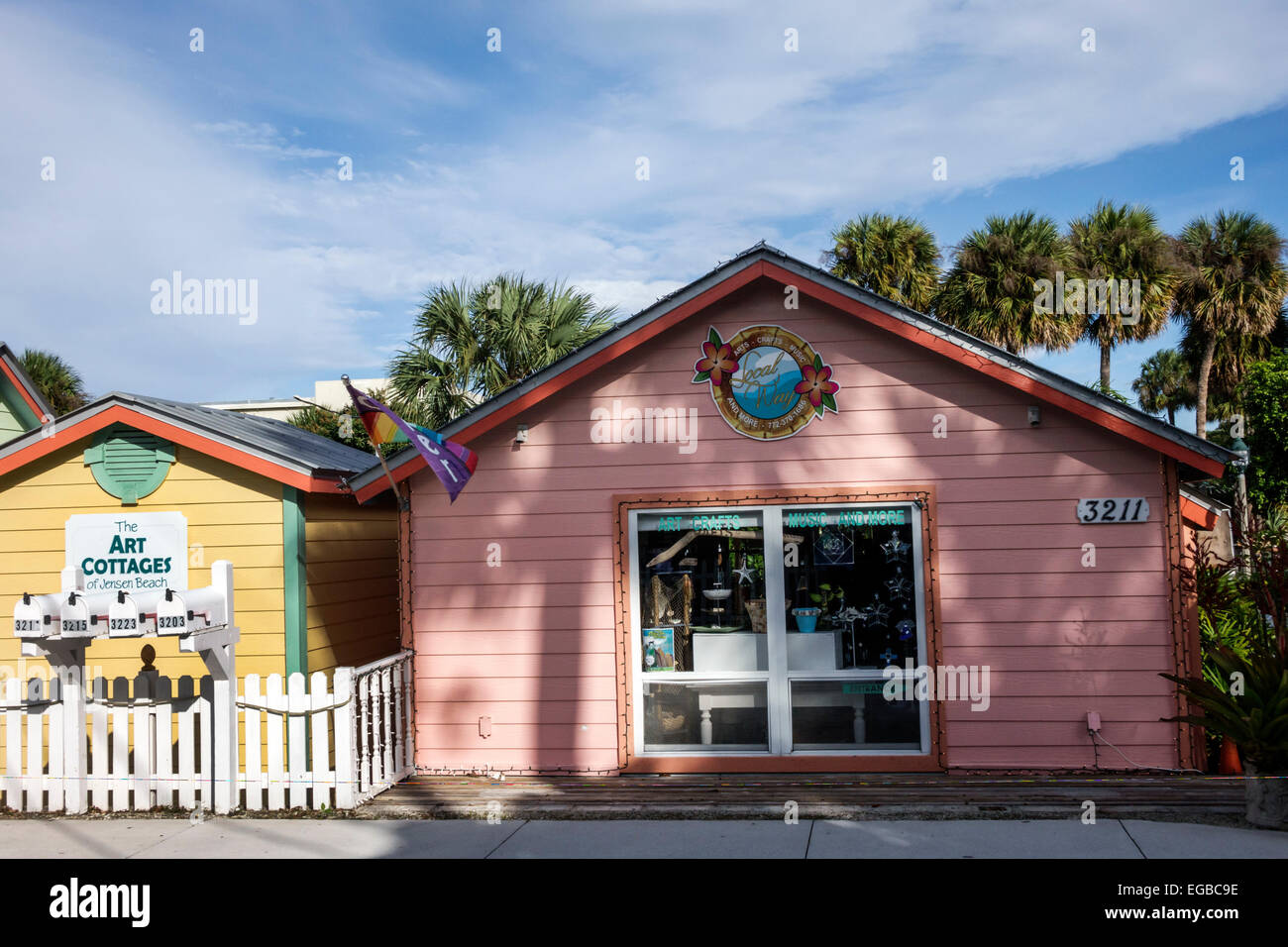 Florida Jensen Beach Jensen Beach Boulevard Art Cottages Local Way