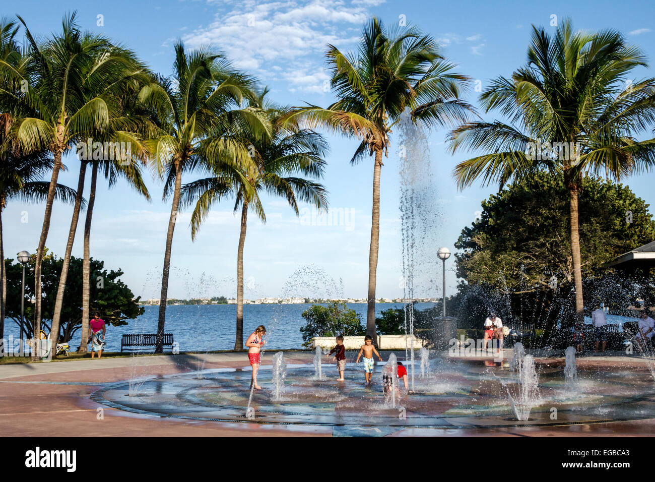 Florida Jensen Beach Indian RiverSide Park interactive play fountain