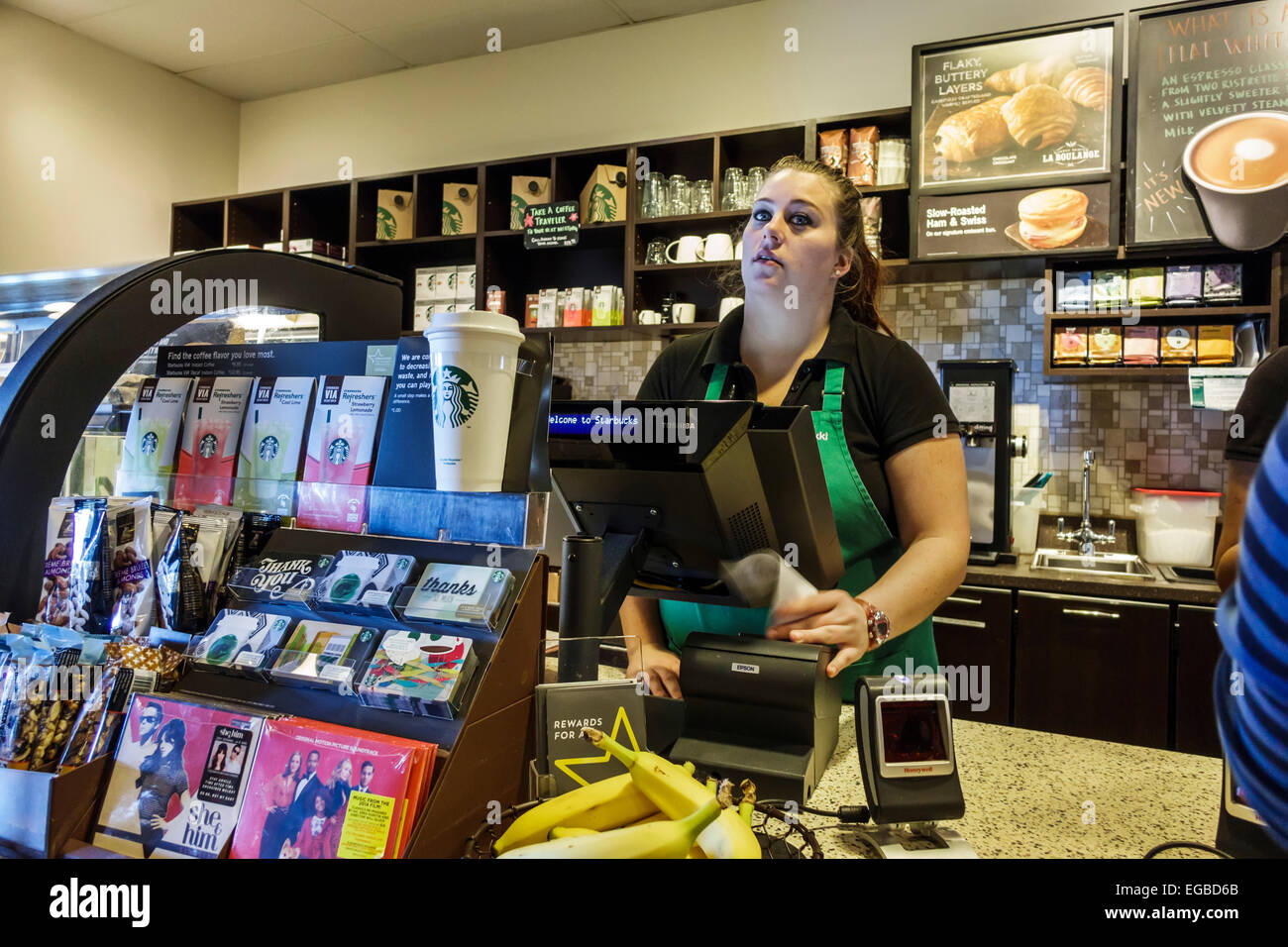 Starbucks Counter High Resolution Stock Photography and Images Alamy