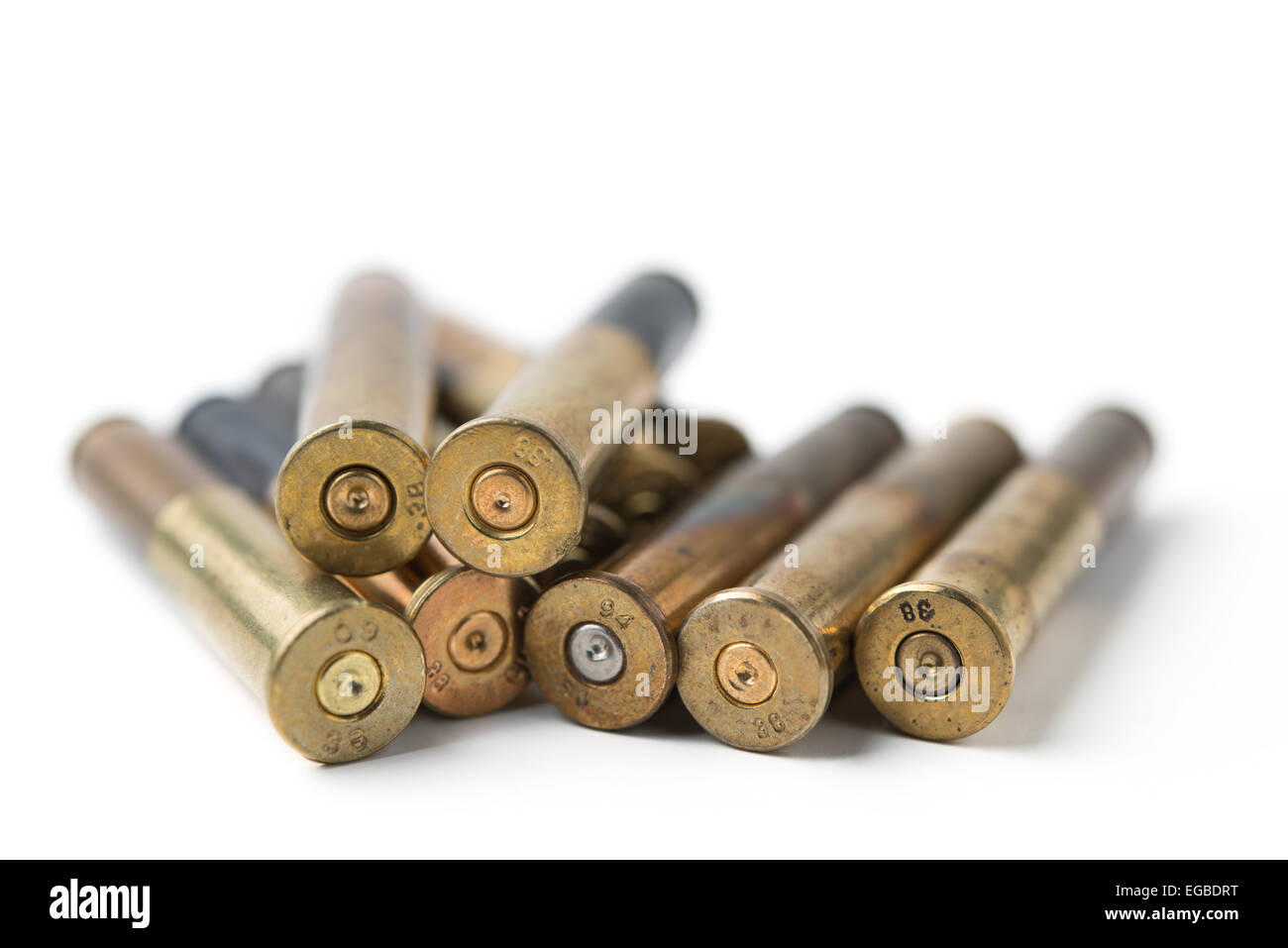 bullet casings Stock Photo