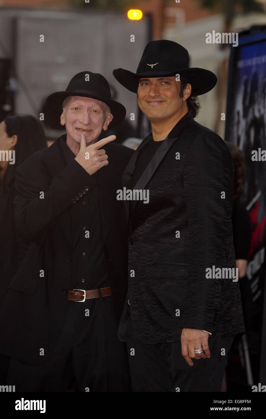 Los Angeles premiere of 'Sin City: A Dame to Kill For' held at the TCL Chinese Theatre Featuring: Frank Miller,Robert Rodriguez Where: Los Angeles, California, United States When: 19 Aug 2014 Stock Photo