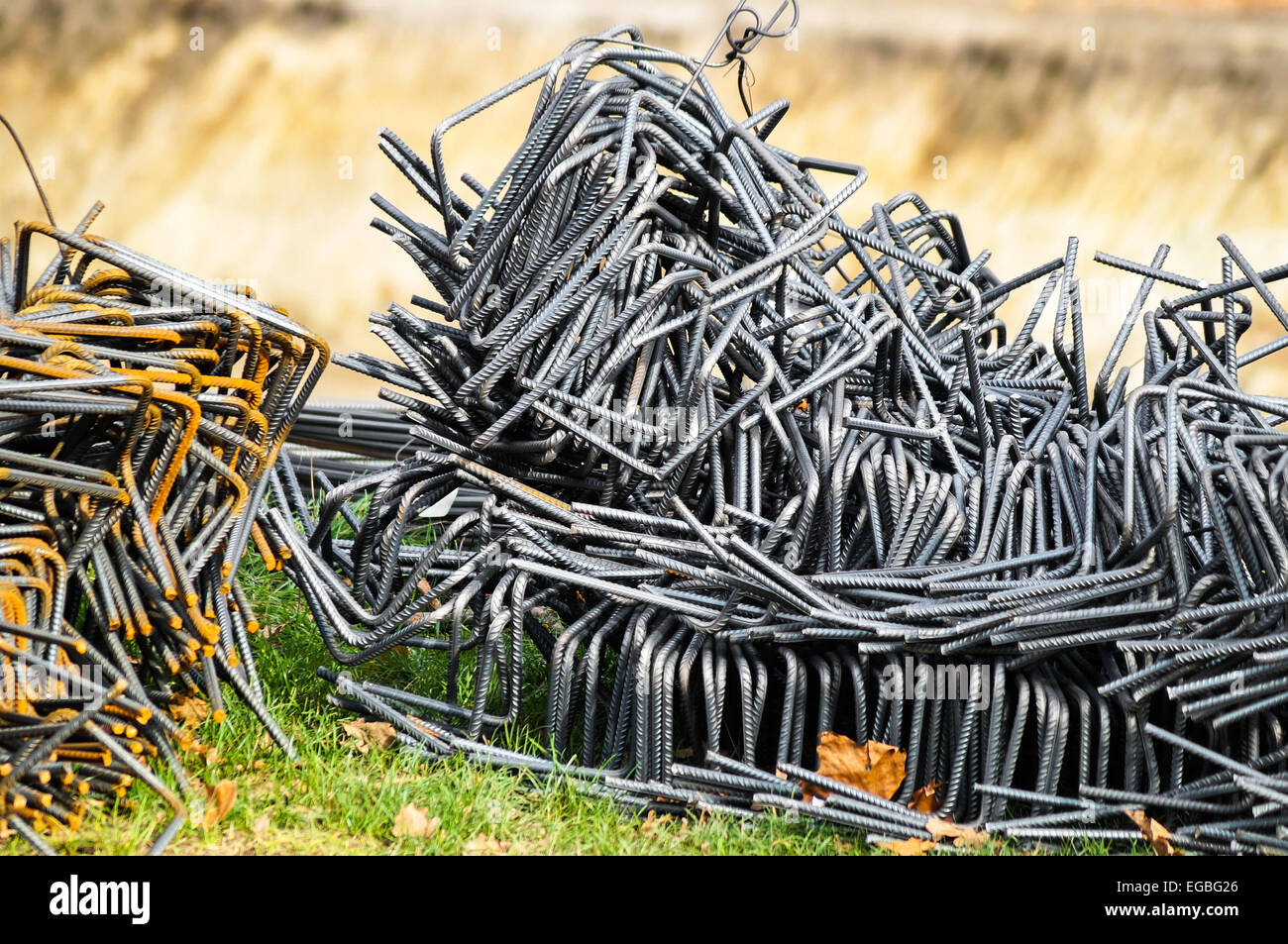 Metal construction materials Stock Photo - Alamy