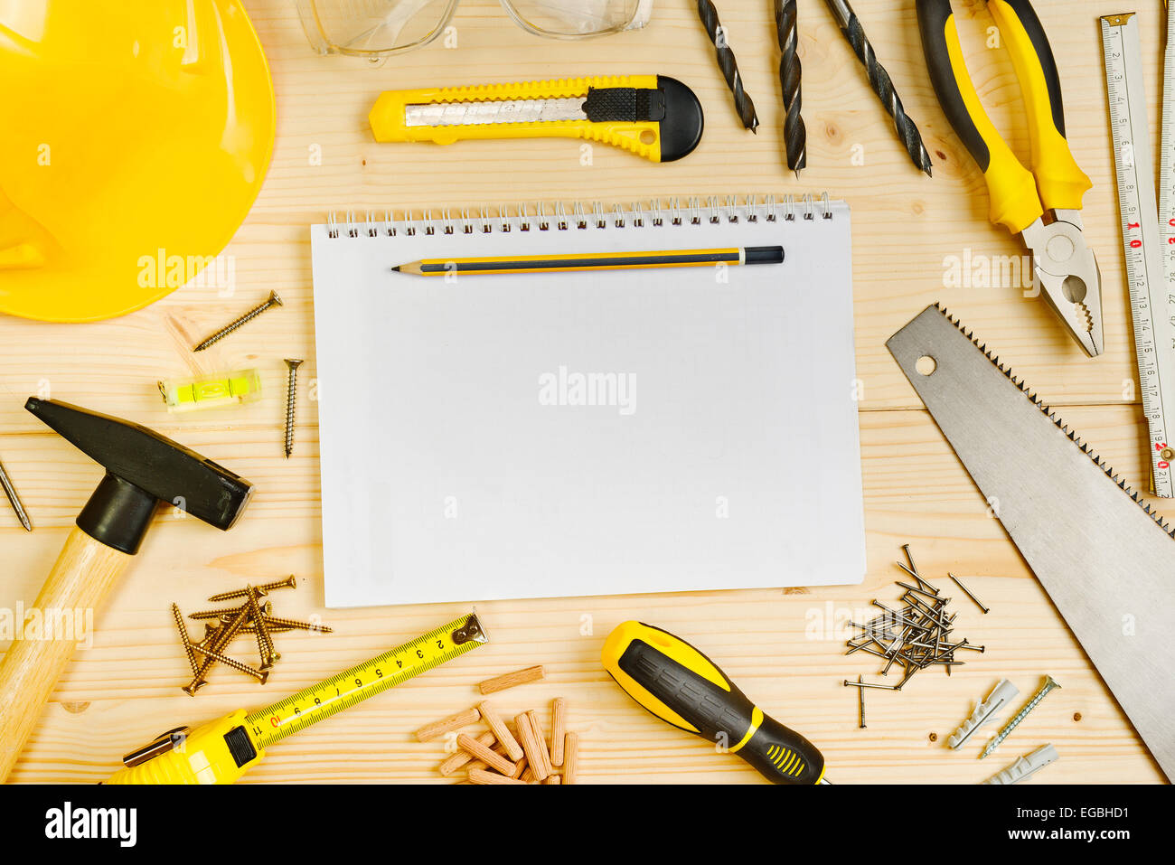 Planning tools in carpentry outlet