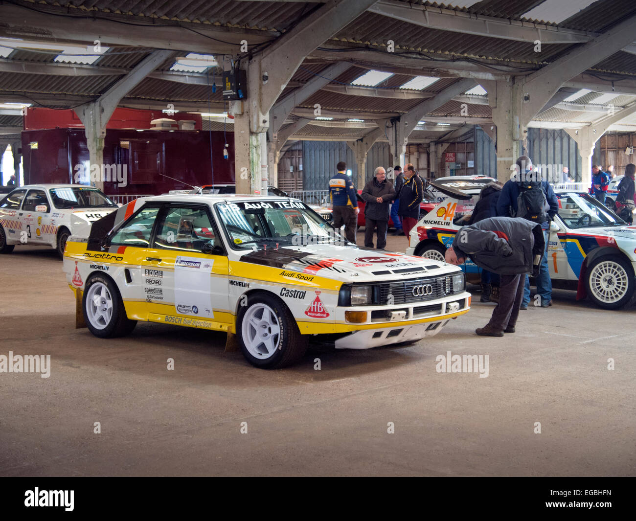 Classic audi quattro rally car hi-res stock photography and images