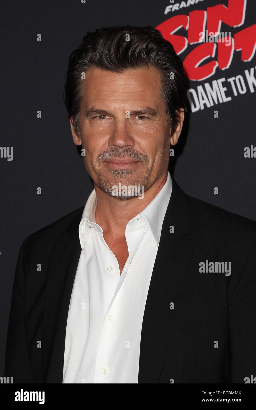 FRANK MILLER’S SIN CITY: A DAME TO KILL FOR Los Angeles premiere Featuring: Josh Brolin Where: Hollywood, California, United States When: 20 Aug 2014 Stock Photo