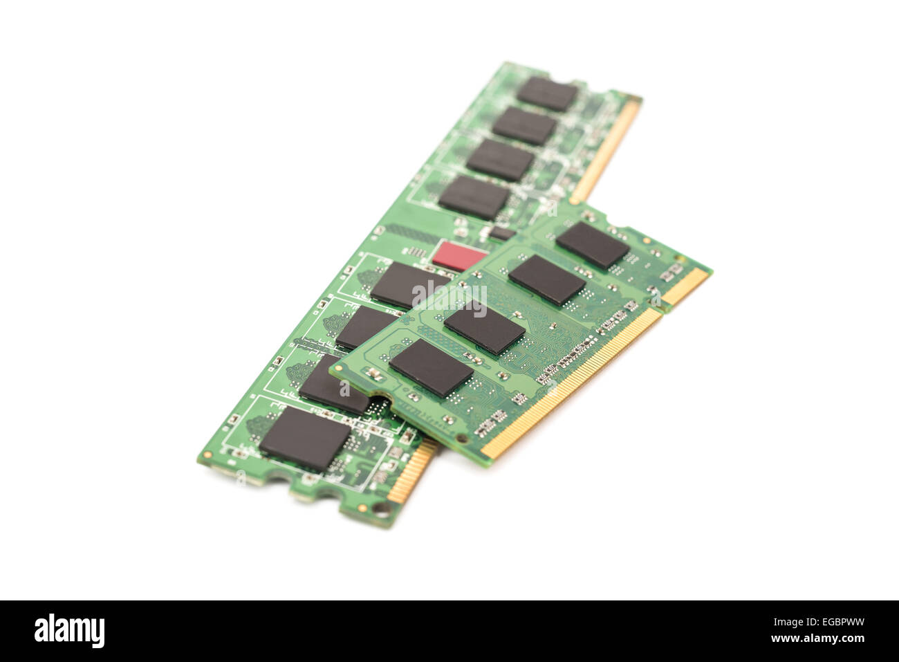 RAM Computer Memory Chip Modules Isolated On White Stock Photo - Alamy
