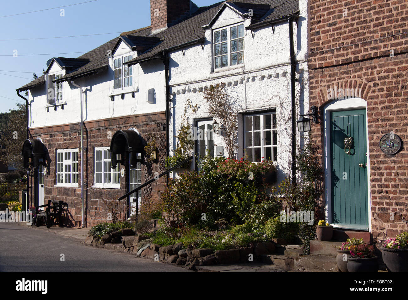Burton village on wirral peninsula hires stock photography and images