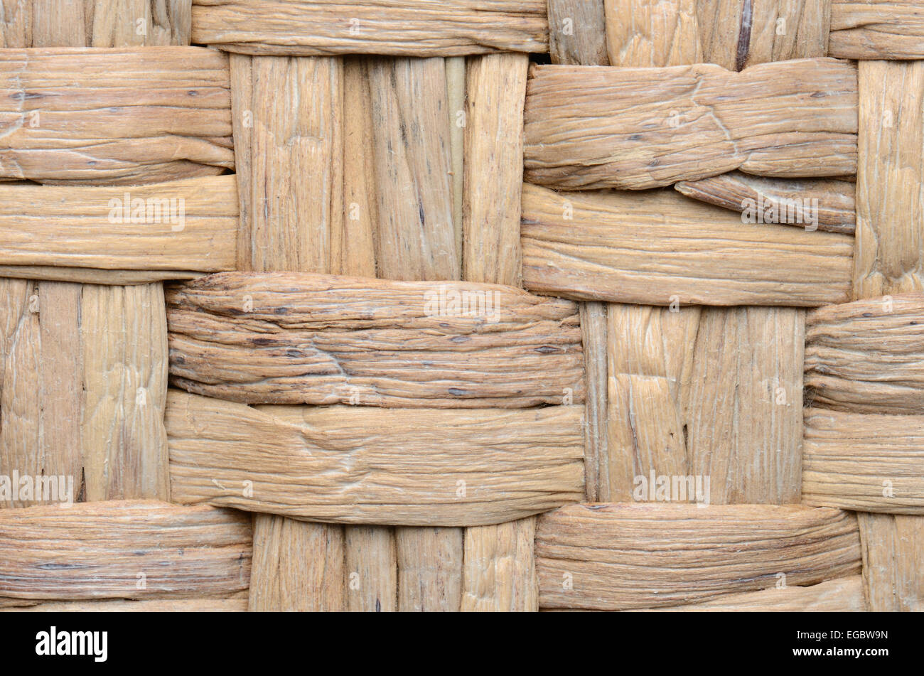 close up rattan basket background Stock Photo