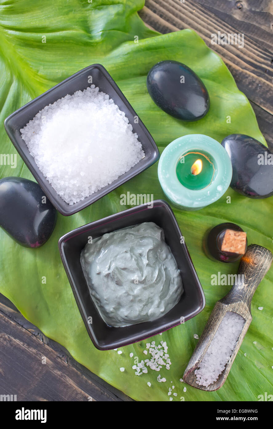 clay and sea salt Stock Photo Alamy