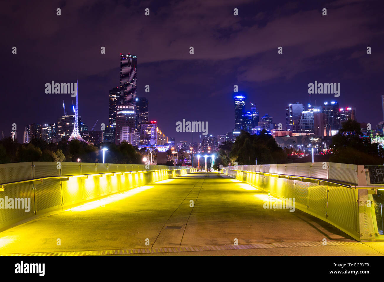 White Night Melbourne 2015 Stock Photo Alamy