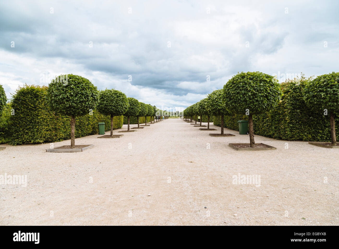 Formal gardens, Rundale Palace Museum and Park, Latvia Stock Photo