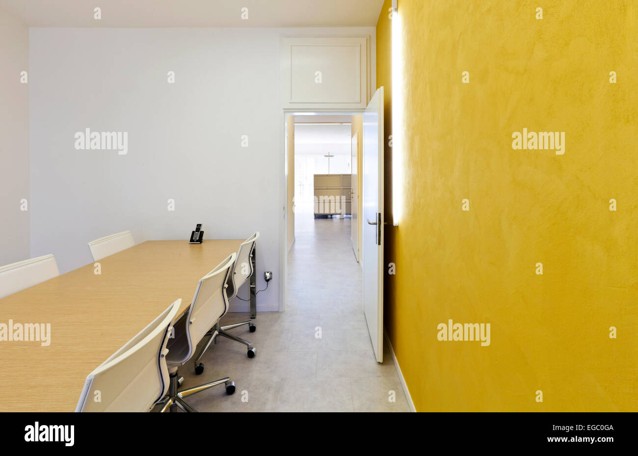 modern office interior design, meeting room Stock Photo - Alamy