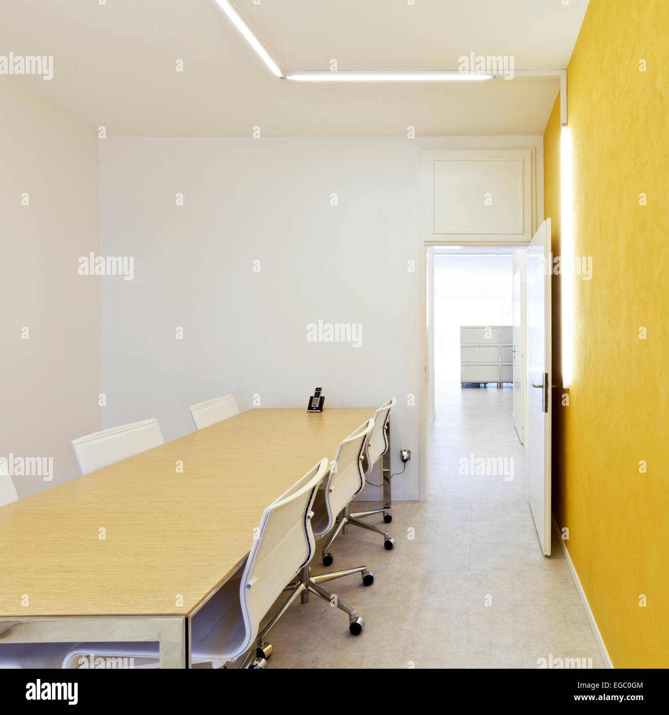 modern office interior design, meeting room Stock Photo - Alamy