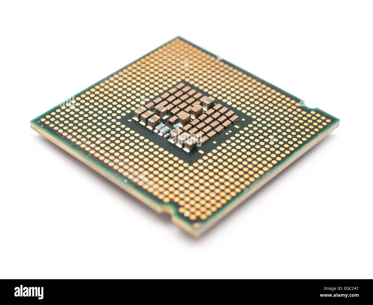 Computer CPU Chip Isolated Stock Photo - Alamy