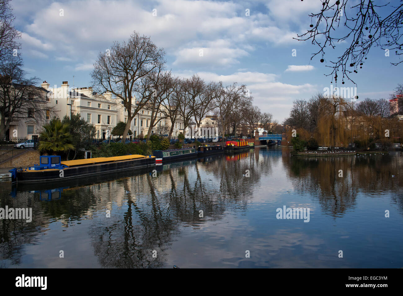 Canal, Little Venice, London W8 Stock Photo