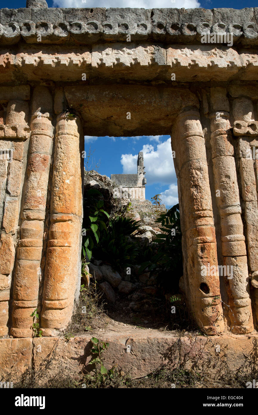 Mayan ruins at Labna, Yucatan, Mexico Stock Photo