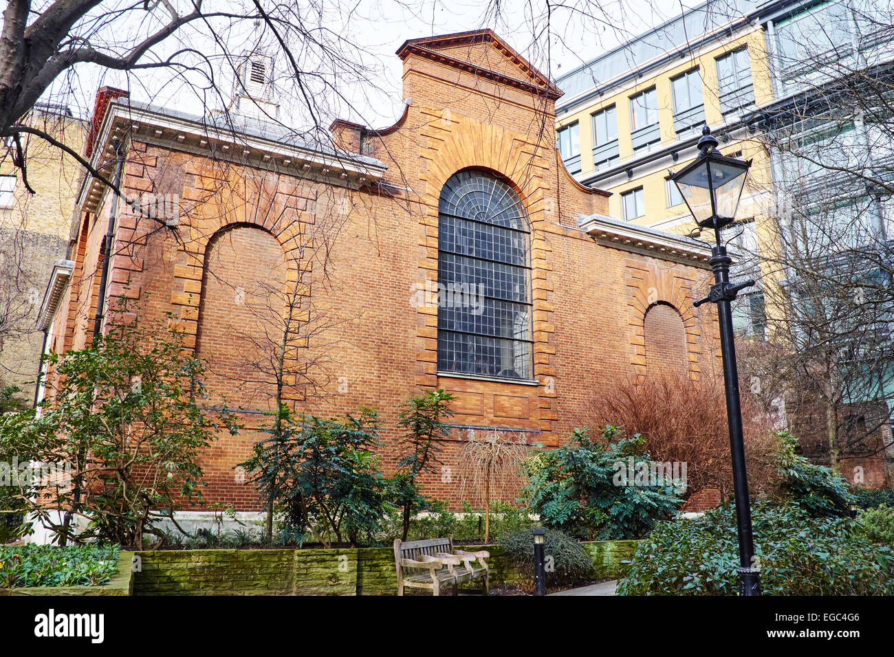 Gresham Centre St Anne And St Agnes Church Gresham Street City Of London UK Stock Photo