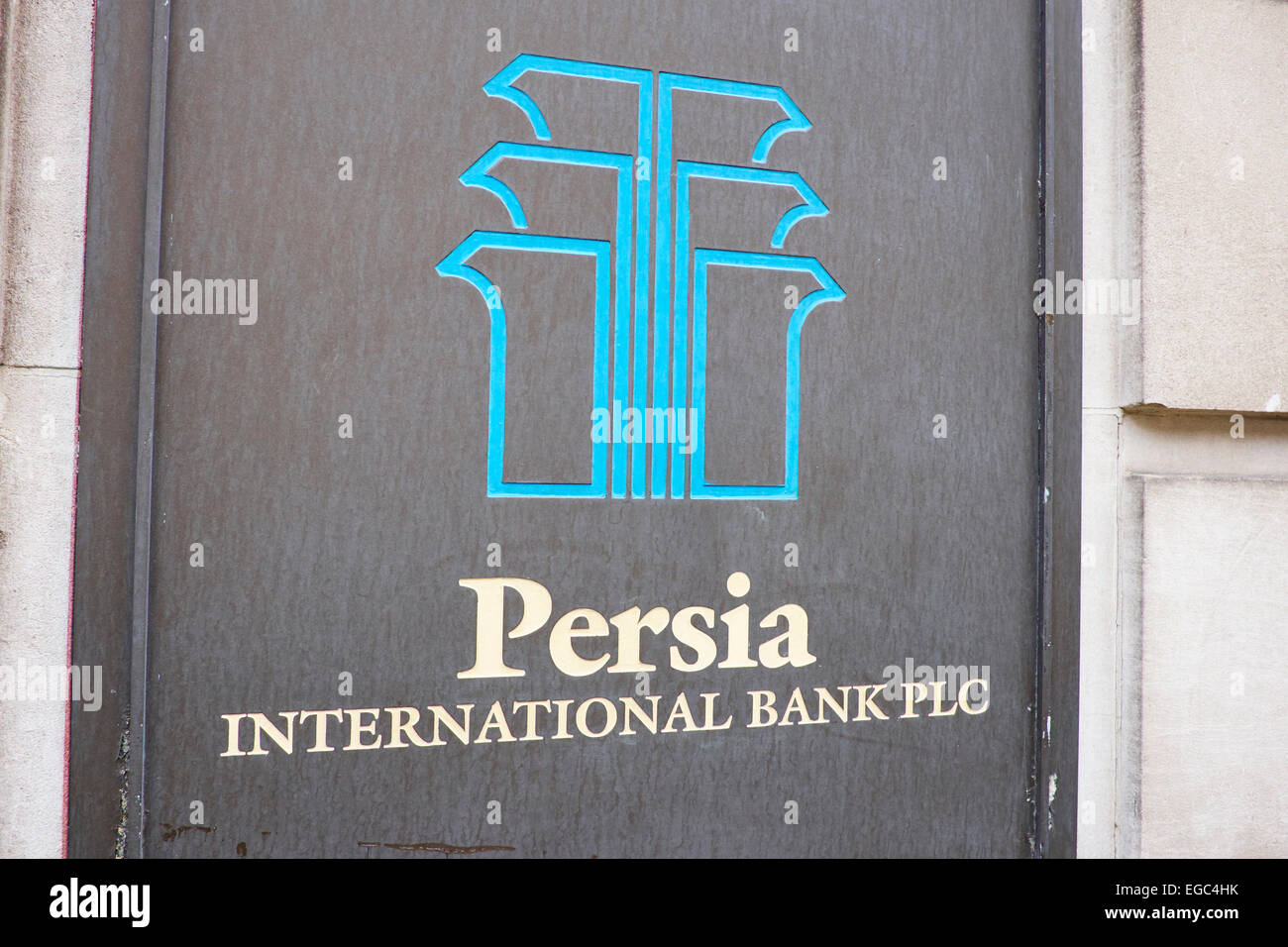 Persia International Bank Lothbury City Of London UK Stock Photo